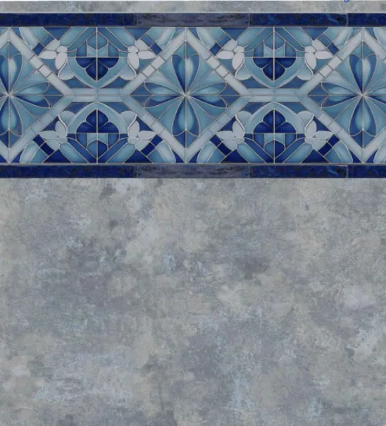 Asteria Iris pool liner pattern