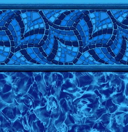 Carolina Arctic pool liner pattern