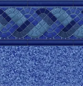 Raleigh Blue pool liner pattern
